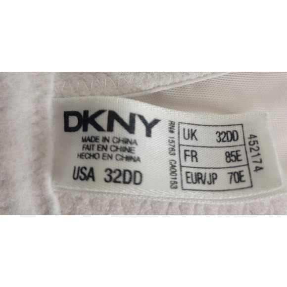DKNY Seductive Lights Pink Full Coverage Underwire Balconette Bra Size 32DD - Picture 3 of 8